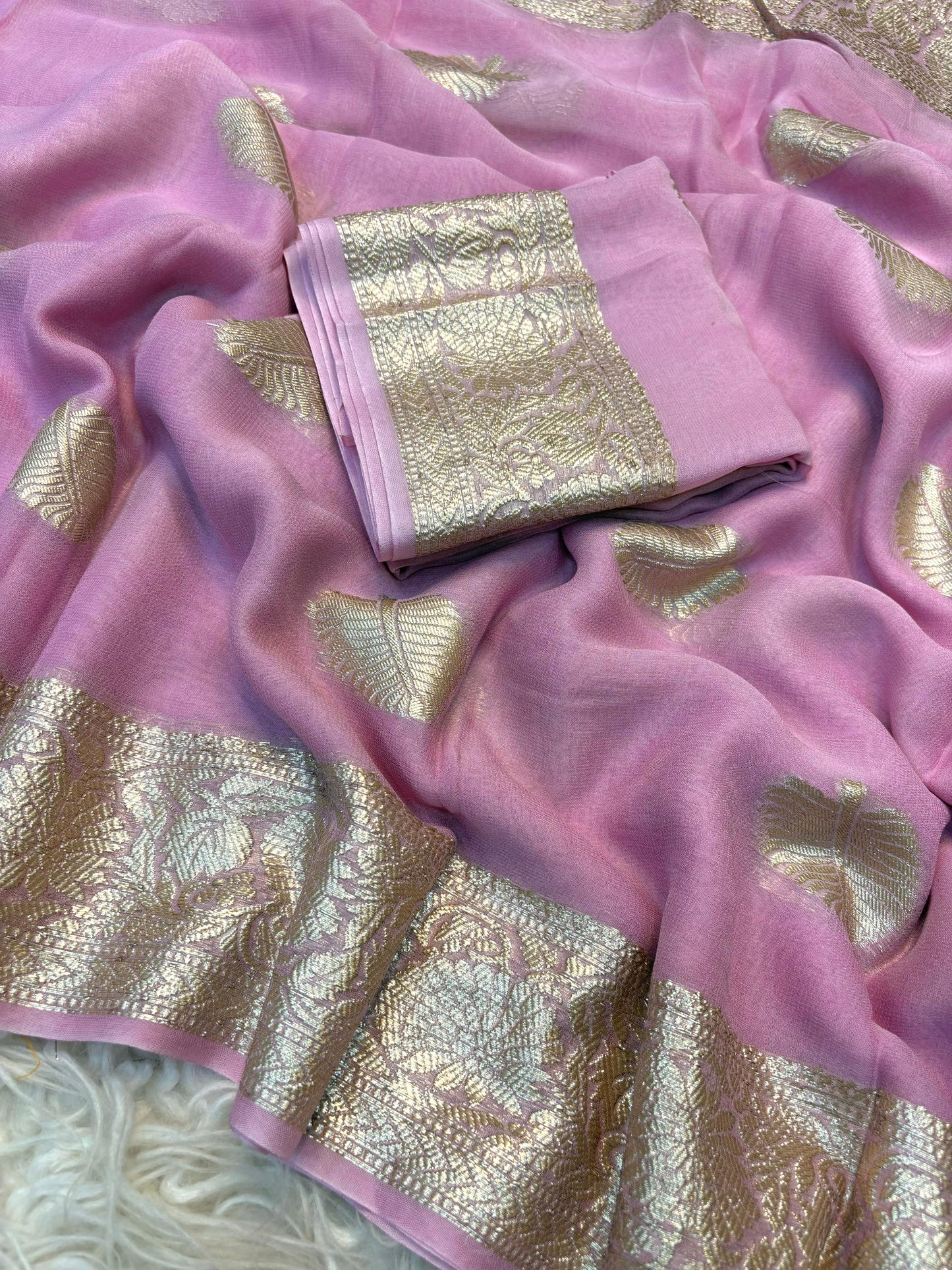 Viscose Georgette Saree