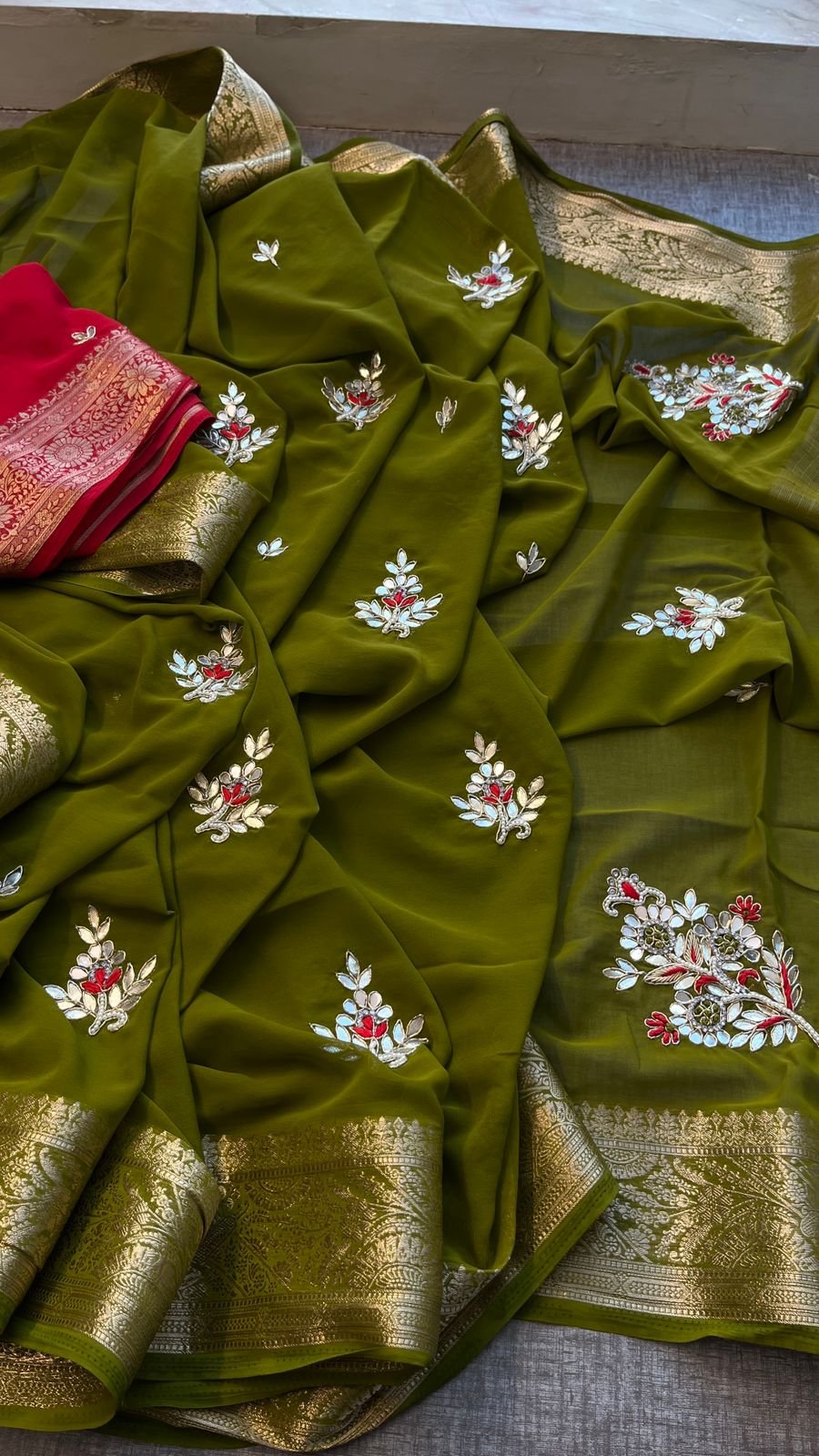 Georgette Handwork