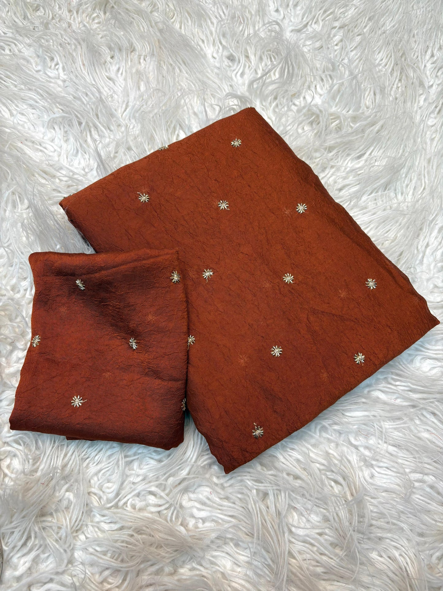 Rangoli Crush Fabric Saree