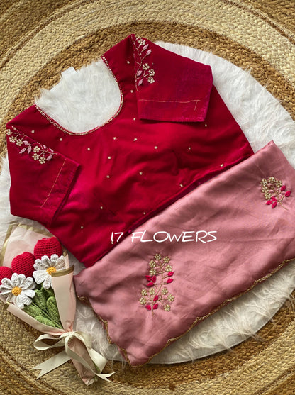 Rangoli silk Handwork Saree