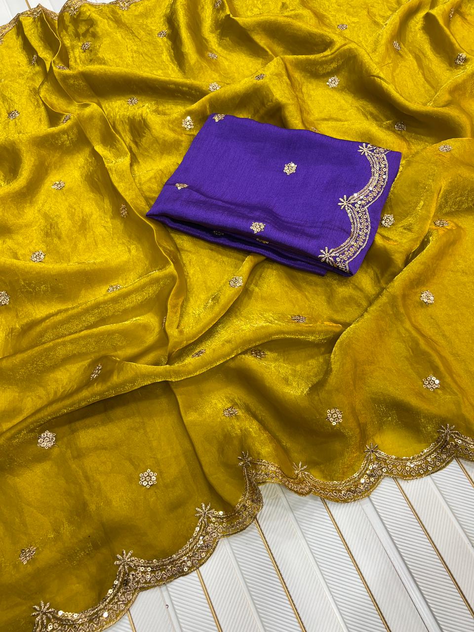 Space Silk Saree