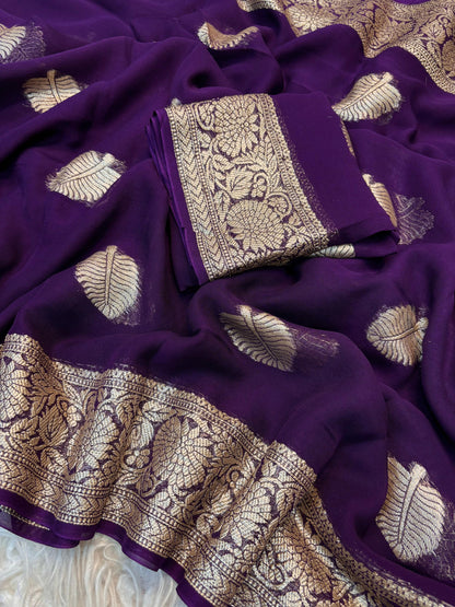 Viscose Georgette Saree