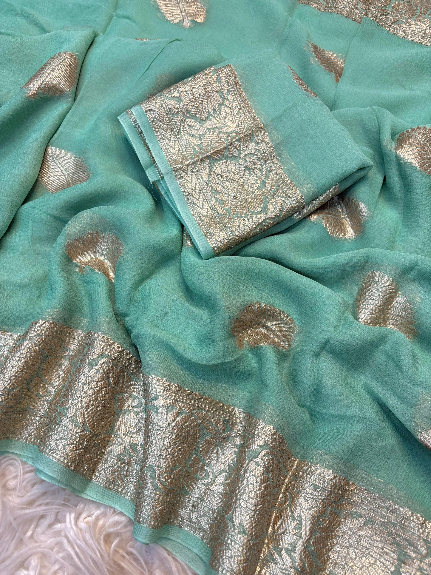 Viscose Georgette Saree