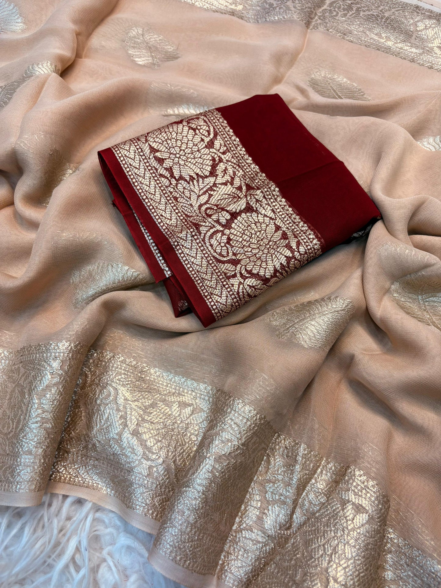 Viscose Georgette Saree