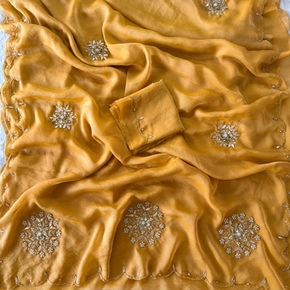 soft two tone tissue Saree