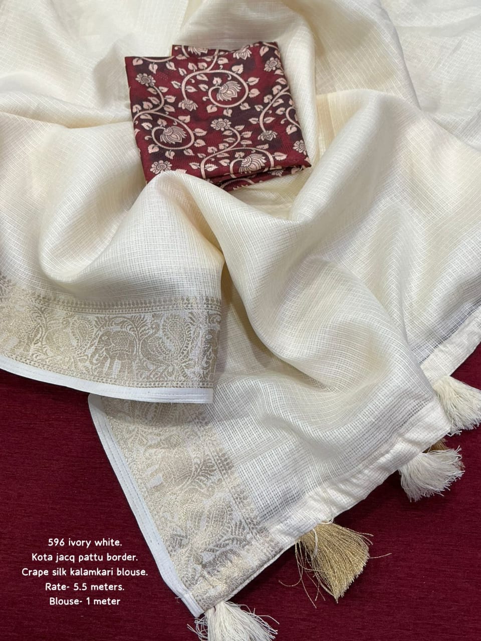 kota kalamkari Saree