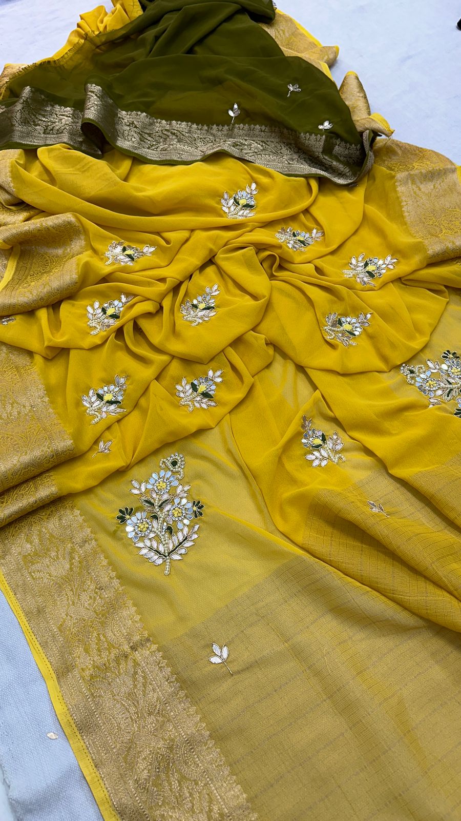 Georgette Handwork