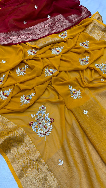 Georgette Handwork
