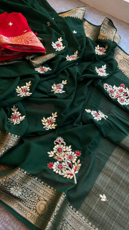 Georgette Handwork