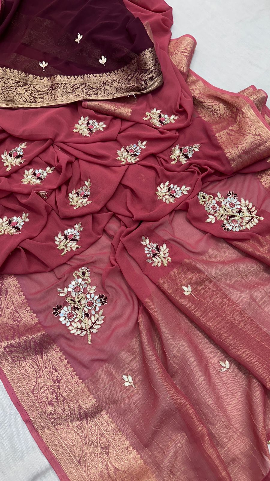Georgette Handwork