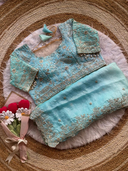 Pedding space silk saree