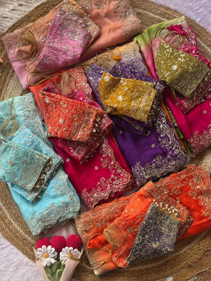 Pedding space silk saree