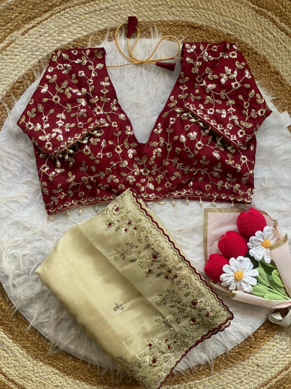 Soft Satin Silk Saree