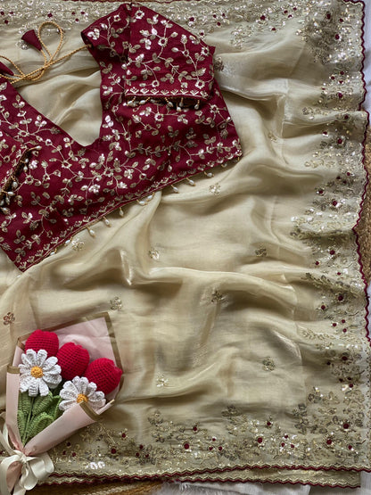 Soft Satin Silk Saree