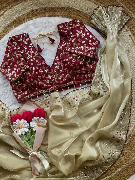 Soft Satin Silk Saree