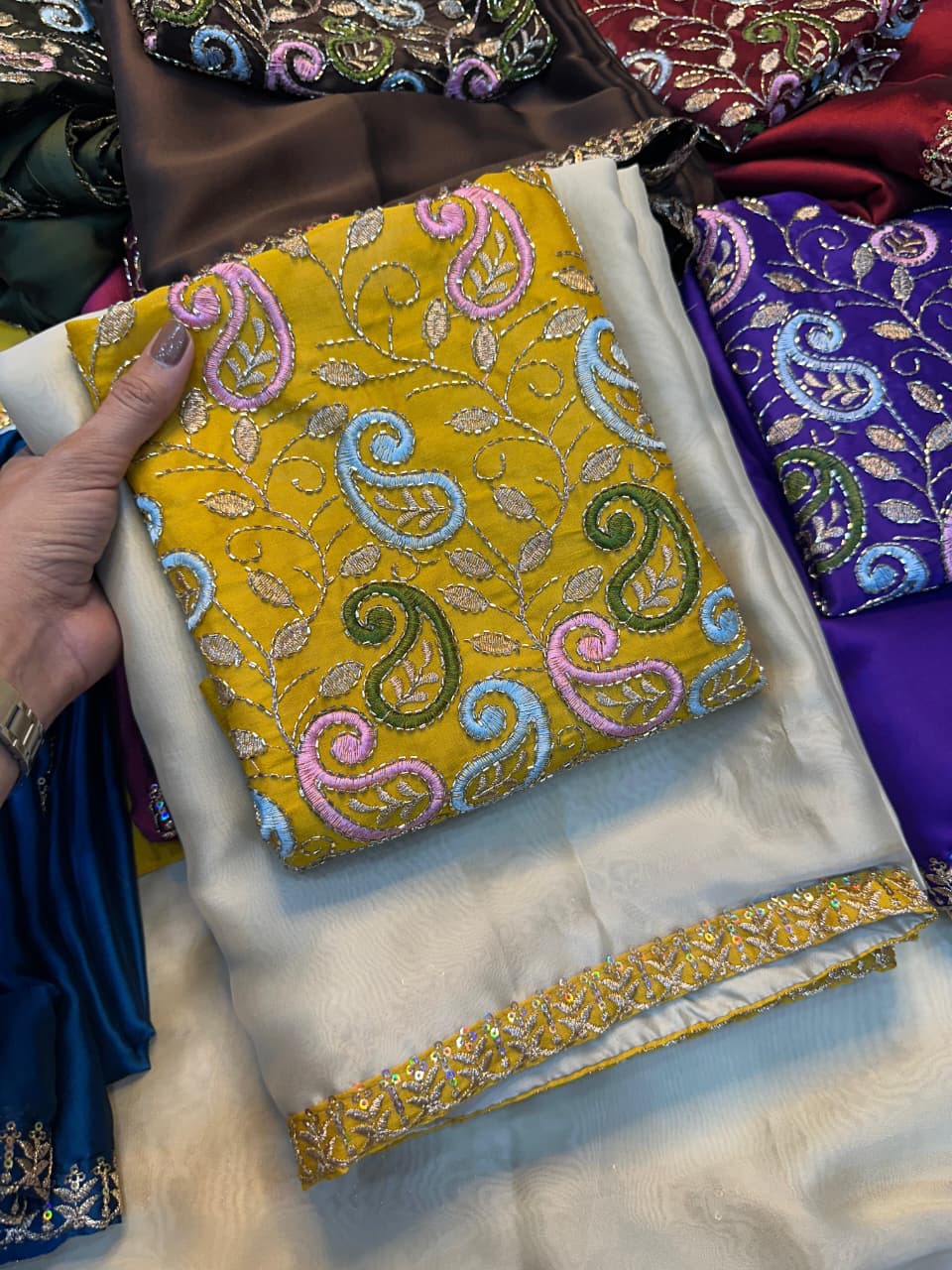 Soft Rangoli Silk Saree