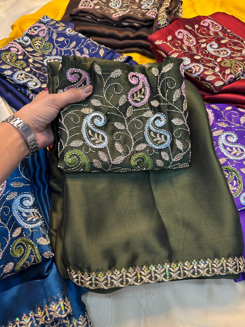 Soft Rangoli Silk Saree