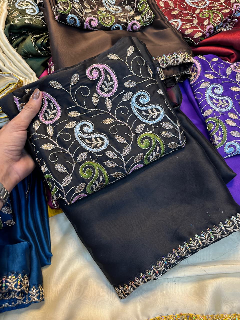 Soft Rangoli Silk Saree