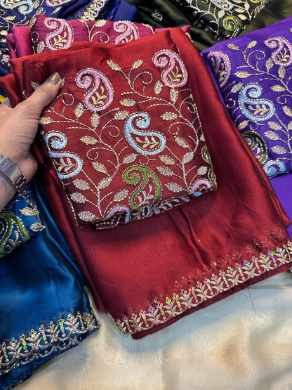 Soft Rangoli Silk Saree