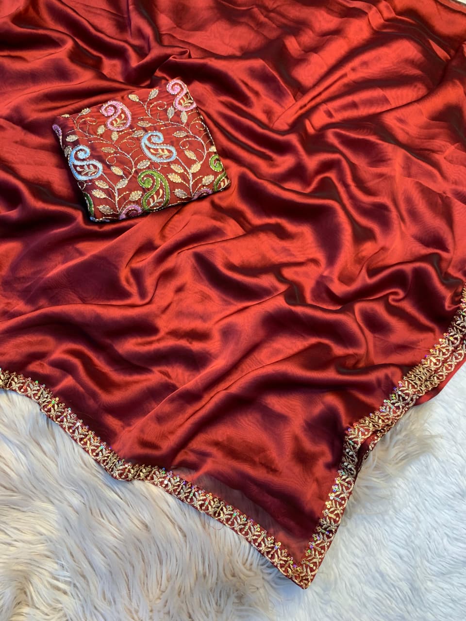 Soft Rangoli Silk Saree