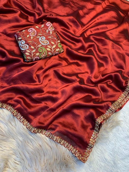 Soft Rangoli Silk Saree