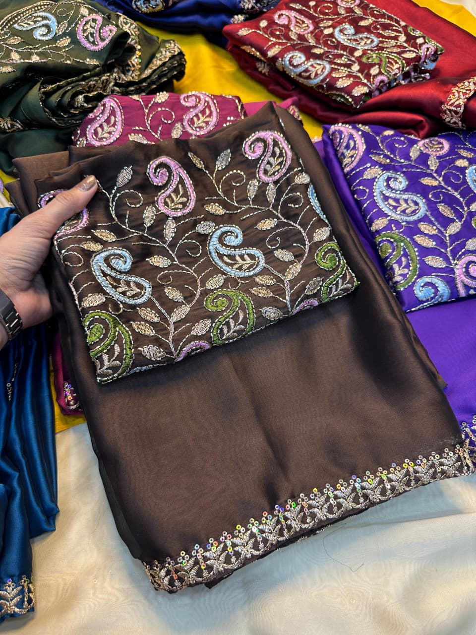 Soft Rangoli Silk Saree