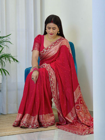 Elegant Dola Silk Saree