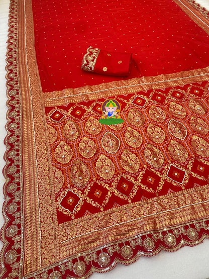 Elegant Dola Silk Saree