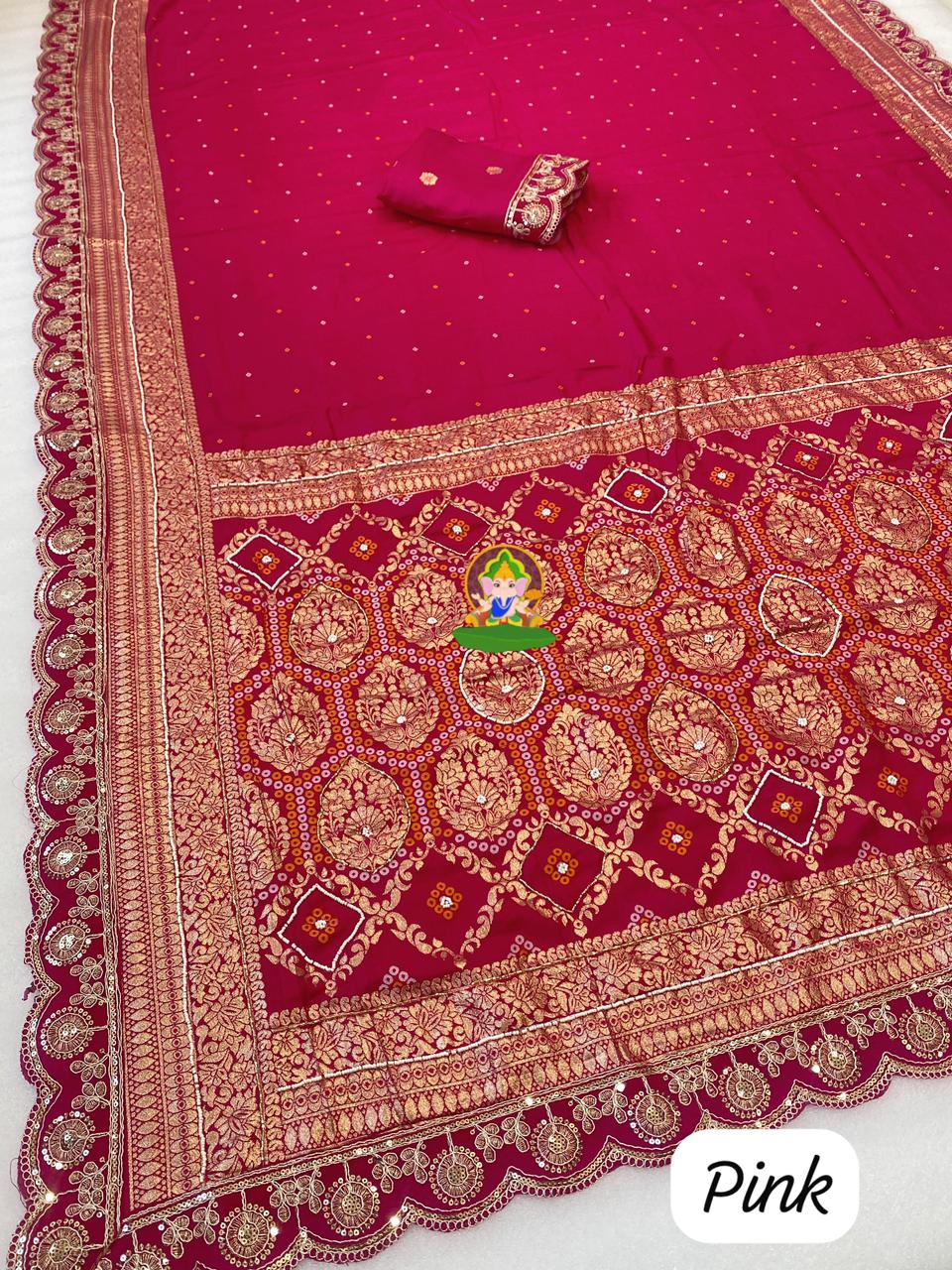 Elegant Dola Silk Saree