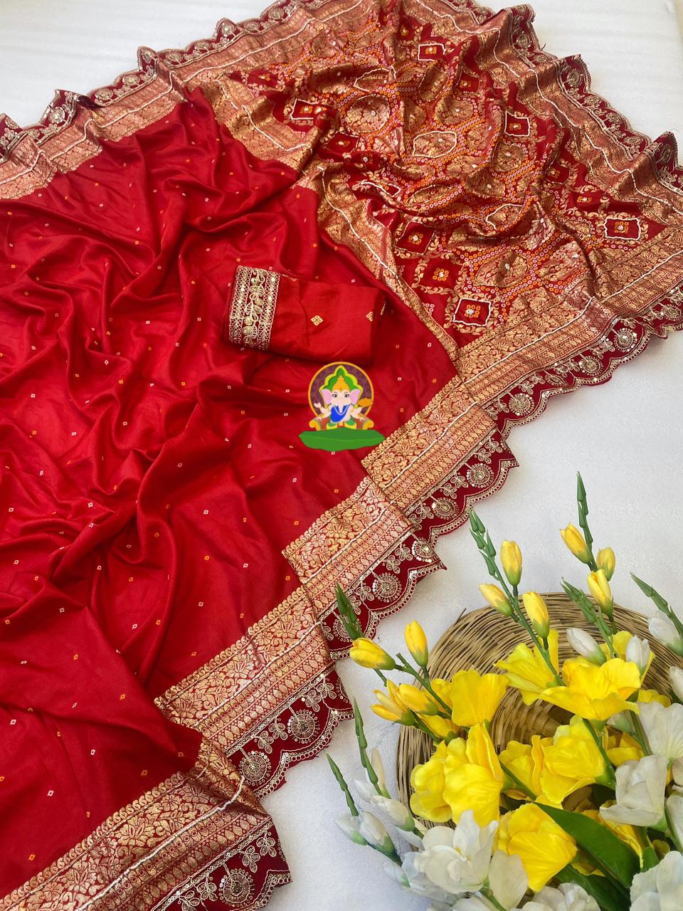 Elegant Dola Silk Saree