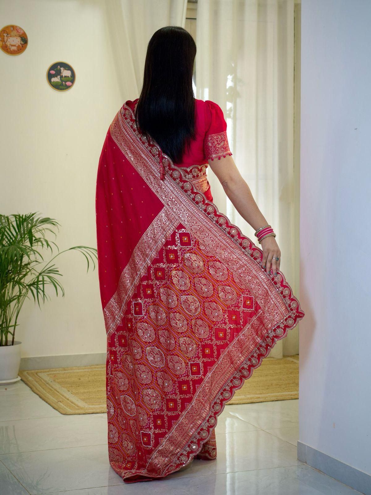 Elegant Dola Silk Saree