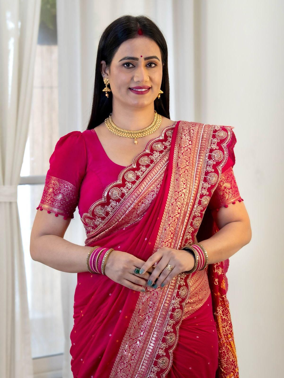 Elegant Dola Silk Saree