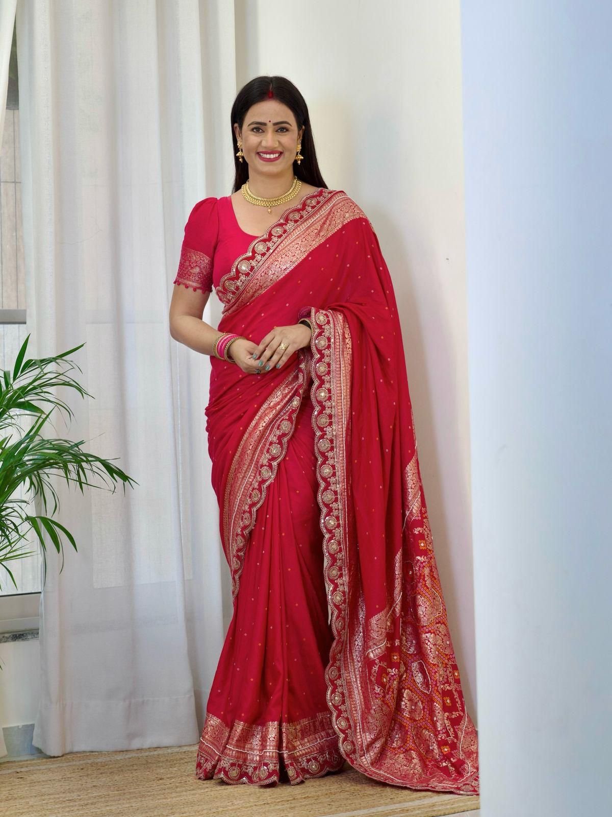 Elegant Dola Silk Saree