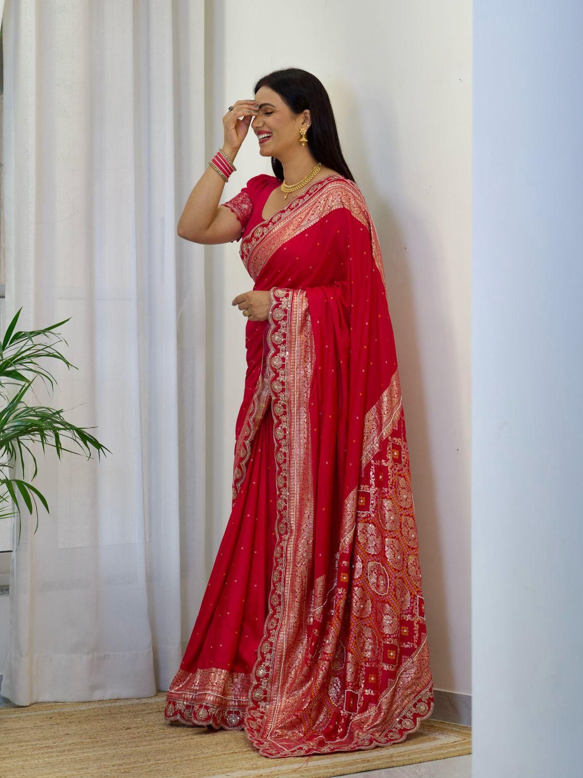 Elegant Dola Silk Saree