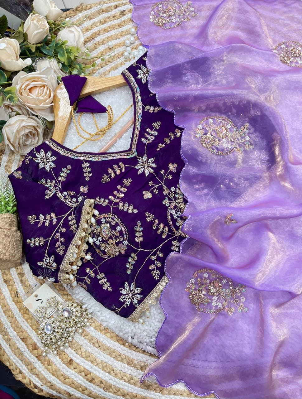 Elegant Space Silk Saree