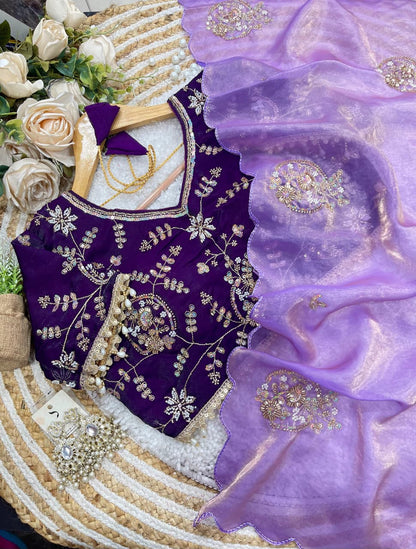 Elegant Space Silk Saree