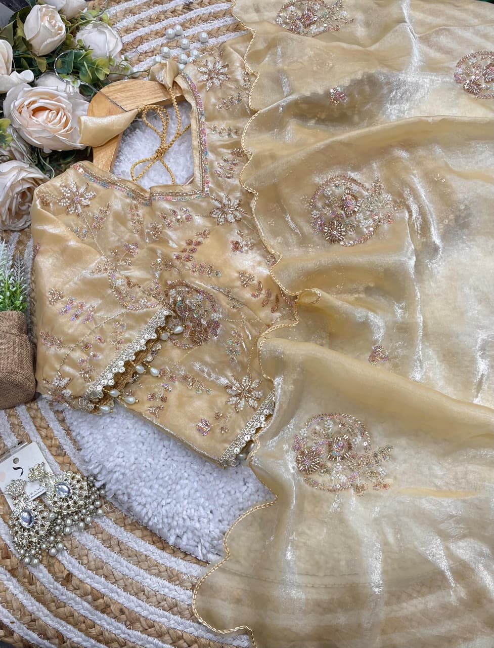 Elegant Space Silk Saree