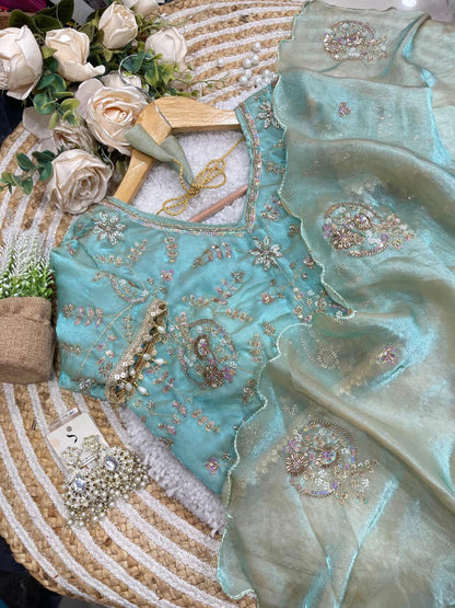 Elegant Space Silk Saree