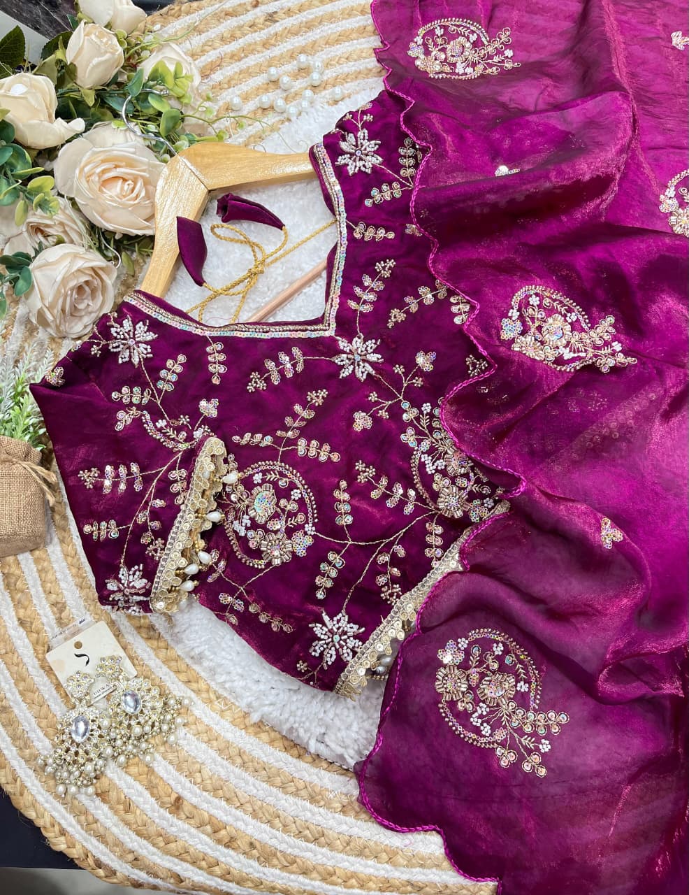 Elegant Space Silk Saree