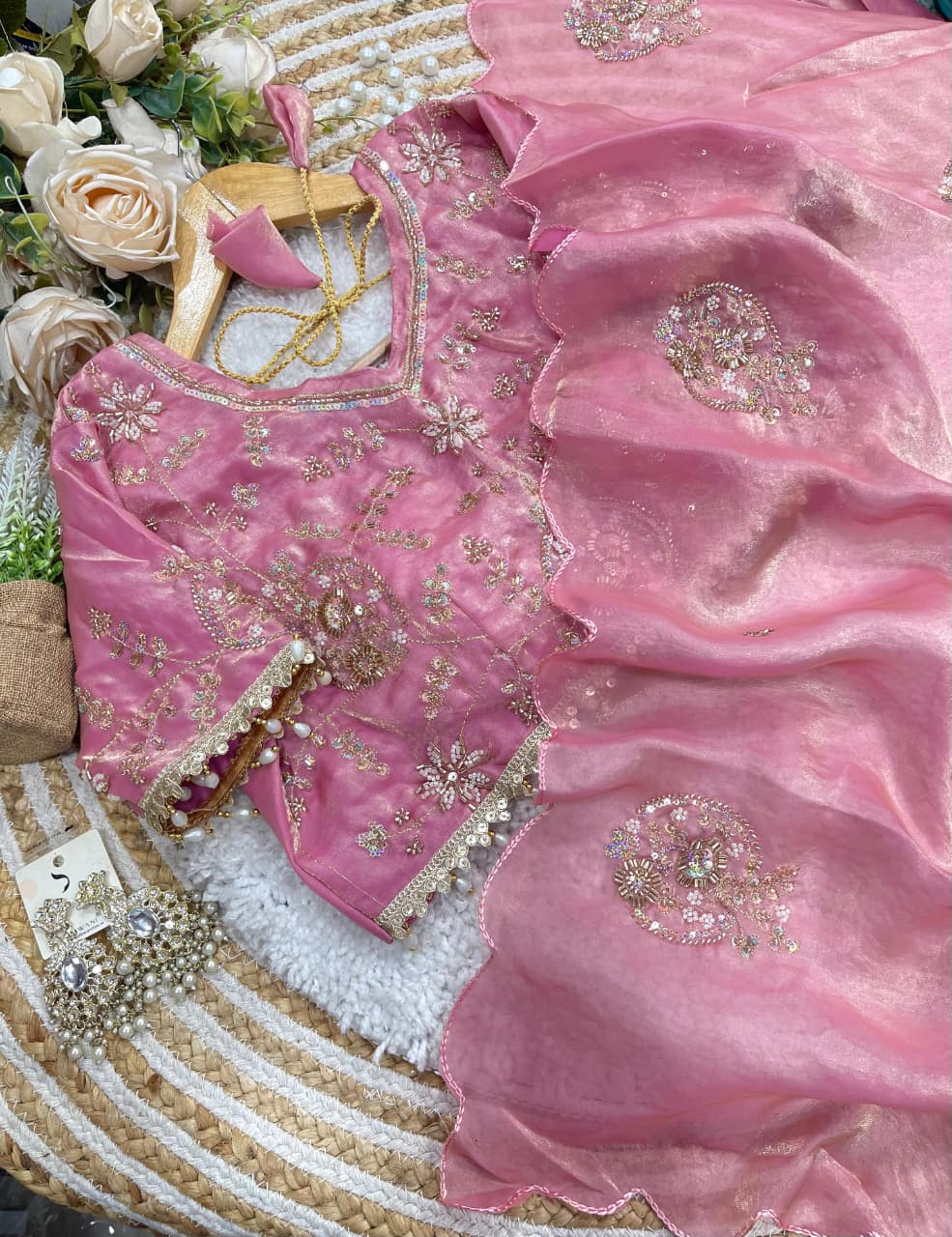 Elegant Space Silk Saree