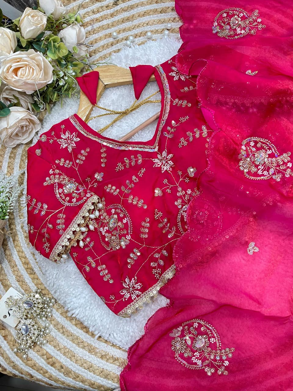 Elegant Space Silk Saree