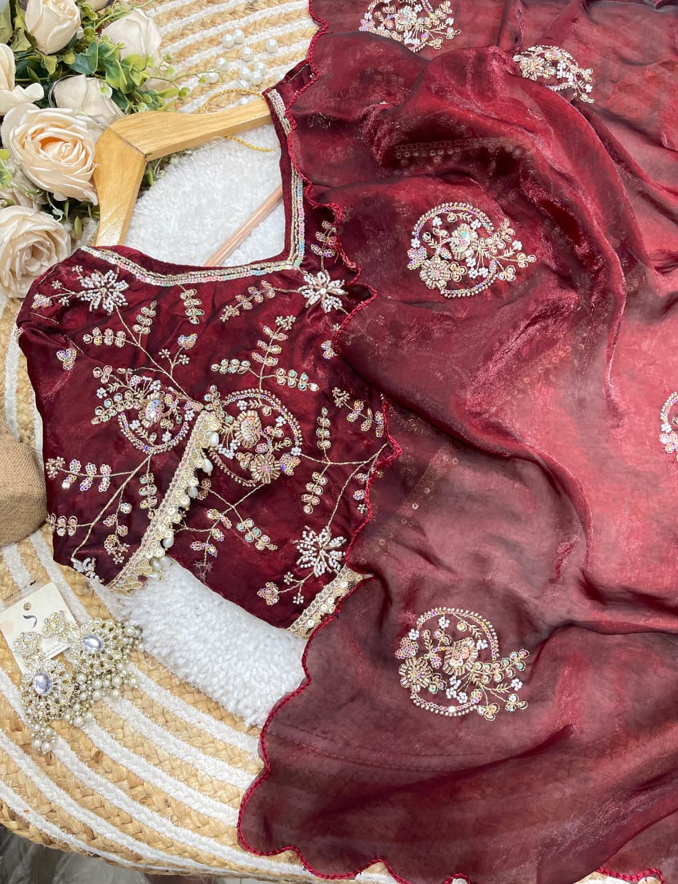 Elegant Space Silk Saree