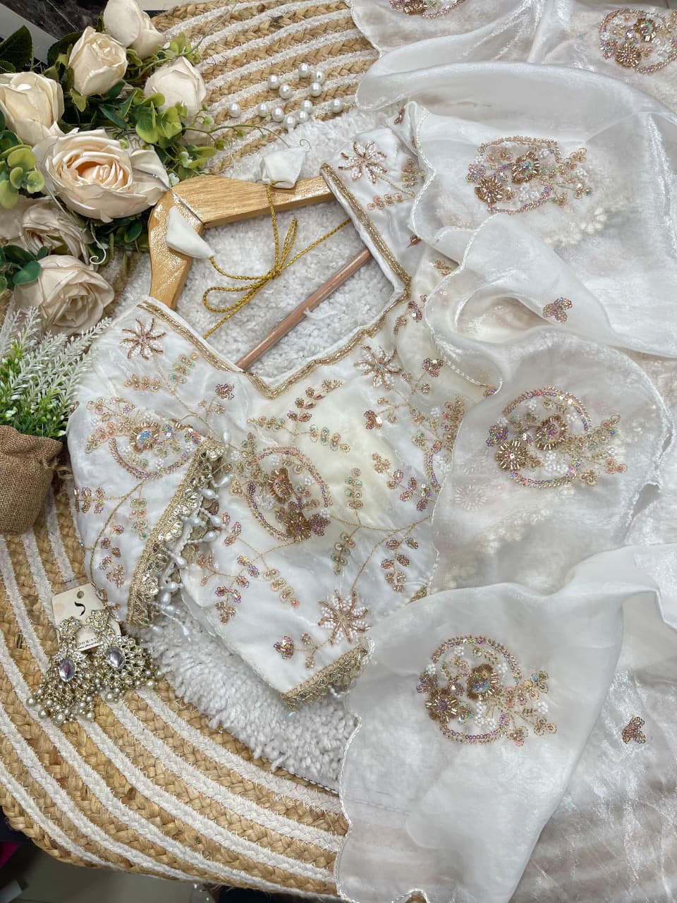 Elegant Space Silk Saree