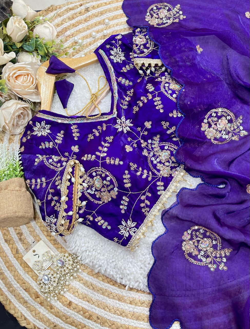 Elegant Space Silk Saree