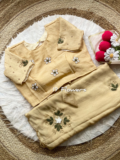 Rangoli Crush Silk Saree with Resham & Cutdana Handwork by women shoppee
