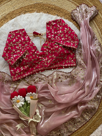 Soft Satin Silk Saree