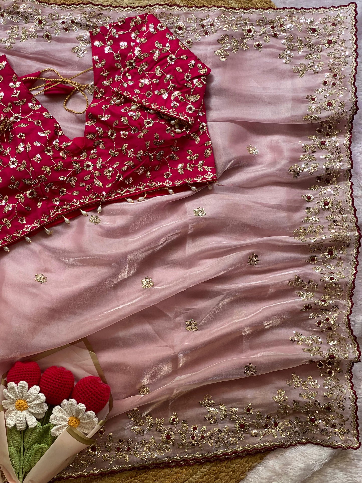 Soft Satin Silk Saree