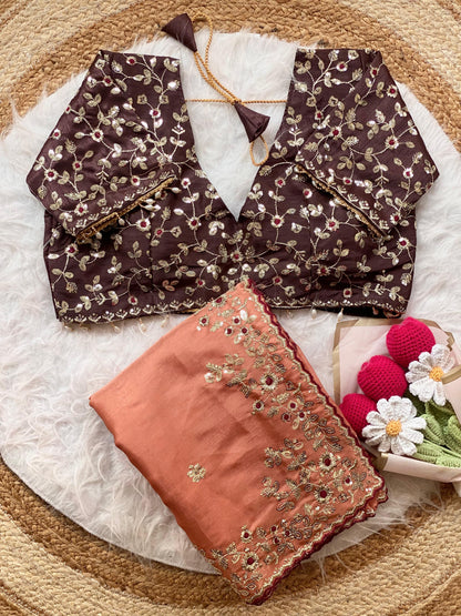 Soft Satin Silk Saree