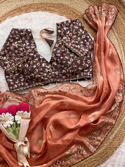 Soft Satin Silk Saree