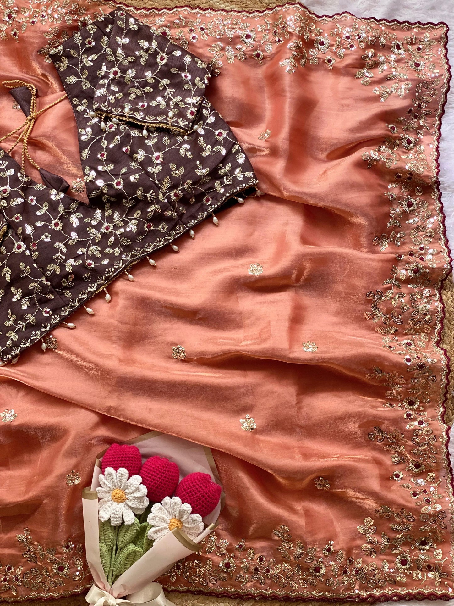 Soft Satin Silk Saree